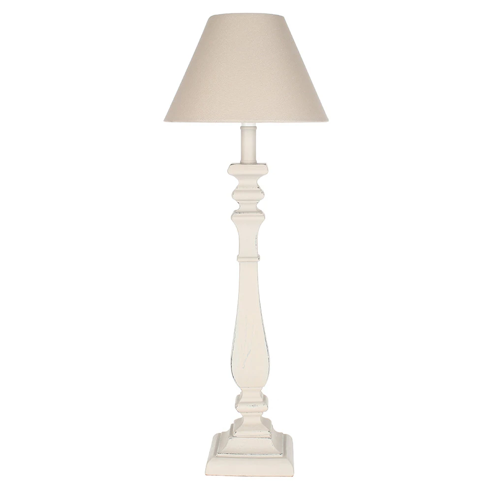 Beatrix Table Lamp In French Grey With Shade 2 Beatrix Table Lamp In French Grey With Shade - Image 2