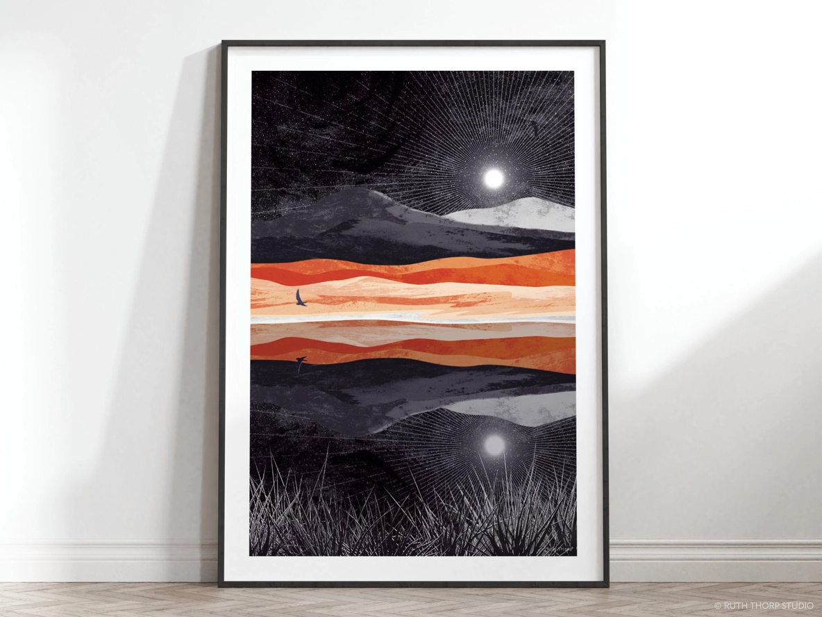 Between Stars A3 Art Print 2 Between Stars A3 Art Print - Image 2