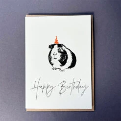 Birthday Guinea Pig Card