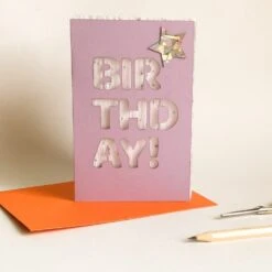 Birthday Eco Seed Card – Lilac