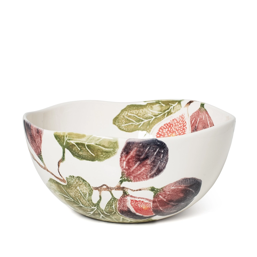 Ceramic Fruit Bowl Large Fig Design 1 Ceramic Fruit Bowl Large Fig Design