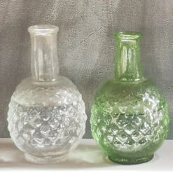 Bud Vase Dots – Clear