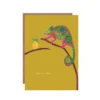 Chameleon Birthday Card
