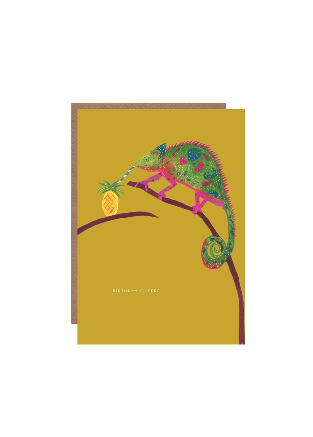 Chameleon Birthday Card 1 Chameleon Birthday Card