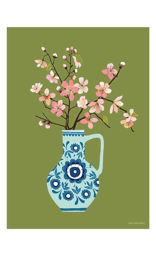 Cherry Blossom A3 Art Print 1 Cherry Blossom A3 Art Print