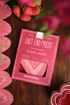 Love Heart Concertina Garland 10 Love Heart Concertina Garland -Household Decoration Shop concertina Heart Garland east end press4