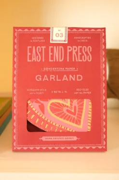 Love Heart Concertina Garland 11 Love Heart Concertina Garland -Household Decoration Shop concertina Heart Garland east end press5