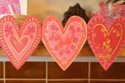 Love Heart Concertina Garland 15 Love Heart Concertina Garland -Household Decoration Shop concertina Heart Garland east end press8