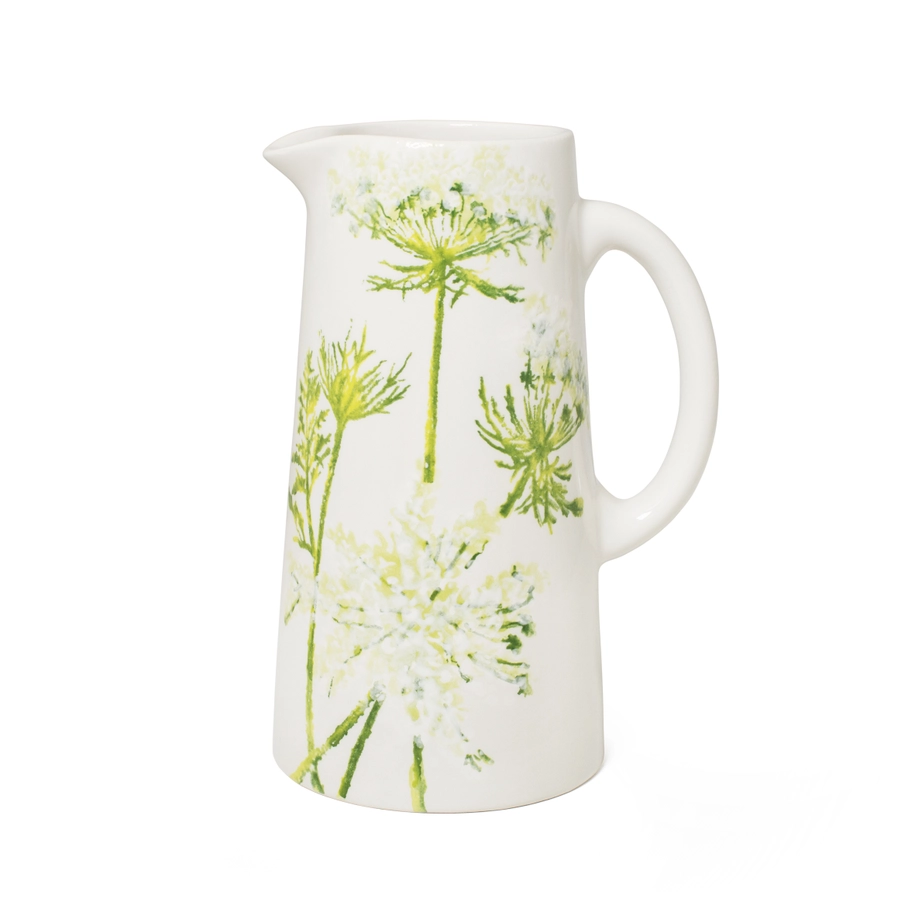 Cow Parsley Ceramic Jug 1 Cow Parsley Ceramic Jug