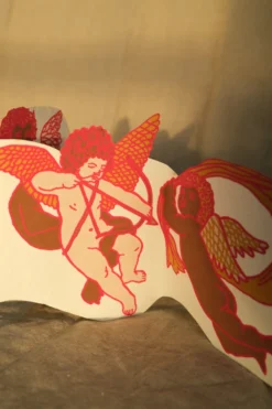 Cupid Concertina Card -Household Decoration Shop cupid concertina valentine card east end press open