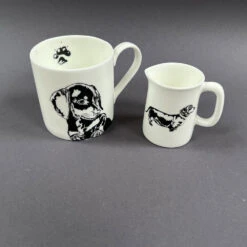 Dachshund Quarter Pint Jug -Household Decoration Shop dachsund quarter pint jug and mug penguin ink