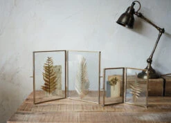 Danta Folded Frame Antique Brass- 5×7 -Household Decoration Shop danta folded frame lifestyle shot nkyky antique brass