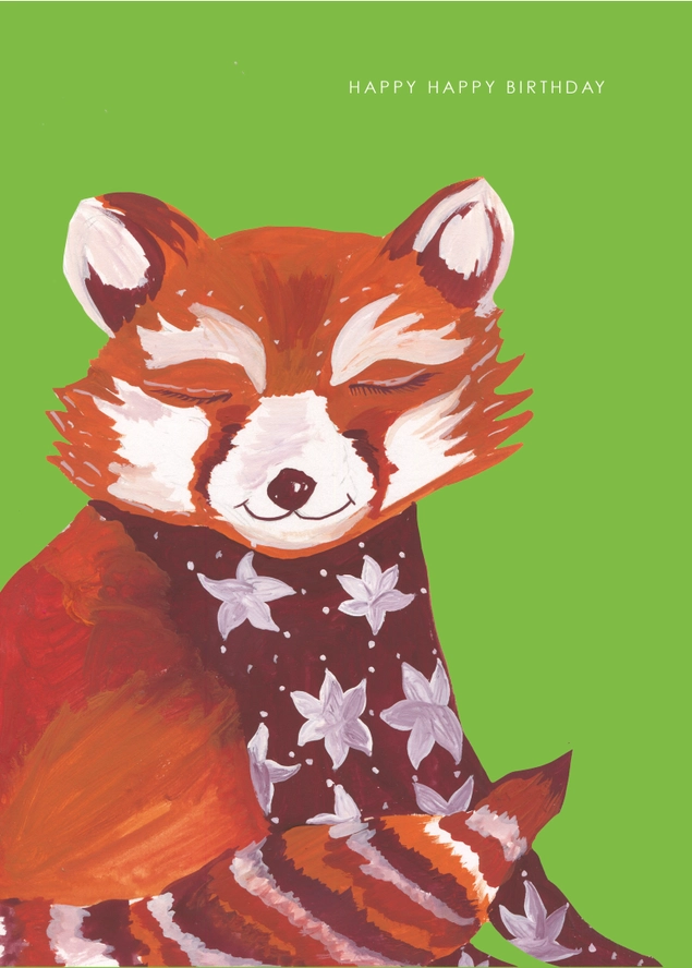 Red Panda Greeting Card 2 Red Panda Greeting Card - Image 2