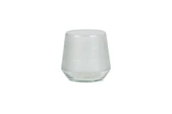 Dera Etched Glass Tealight Holder – Small