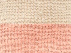 Jioni Dusky Pink & White Woven Basket 8 Jioni Dusky Pink & White Woven Basket -Household Decoration Shop dusky pink block basket the basket room detail