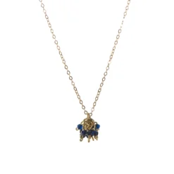 Elizabeth Cluster Pendant Necklace – Blue