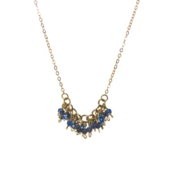 Elizabeth Strand Pendant Necklace – Navy