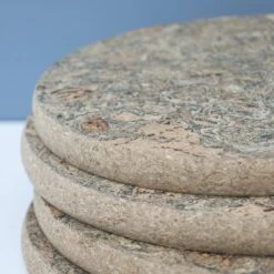 Ice Grey Round Cork Trivet 7 Ice Grey Round Cork Trivet -Household Decoration Shop ezgif 6 1e2e4fa3eca3
