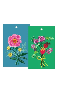 Fleurs Gift Tags Pack Of 6 7 Fleurs Gift Tags Pack Of 6 -Household Decoration Shop fleurs gift tag pack brie harrison