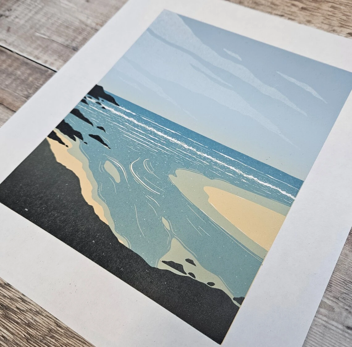 Flooding Tide Limited Edition Reduction Print 2 Flooding Tide Limited Edition Reduction Print - Image 2