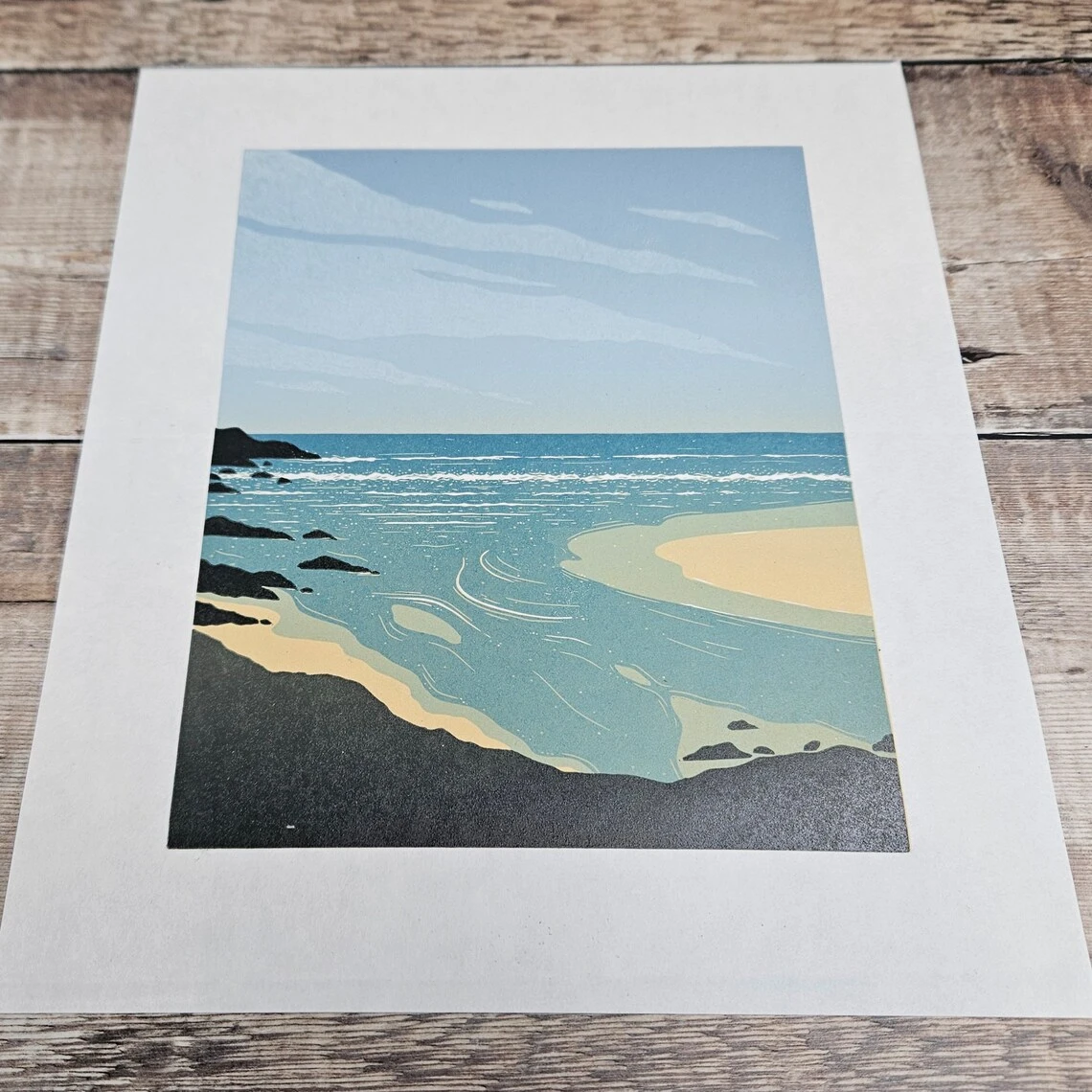 Flooding Tide Limited Edition Reduction Print 4 Flooding Tide Limited Edition Reduction Print - Image 4