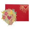 Floral Heart Greeting Card – C6