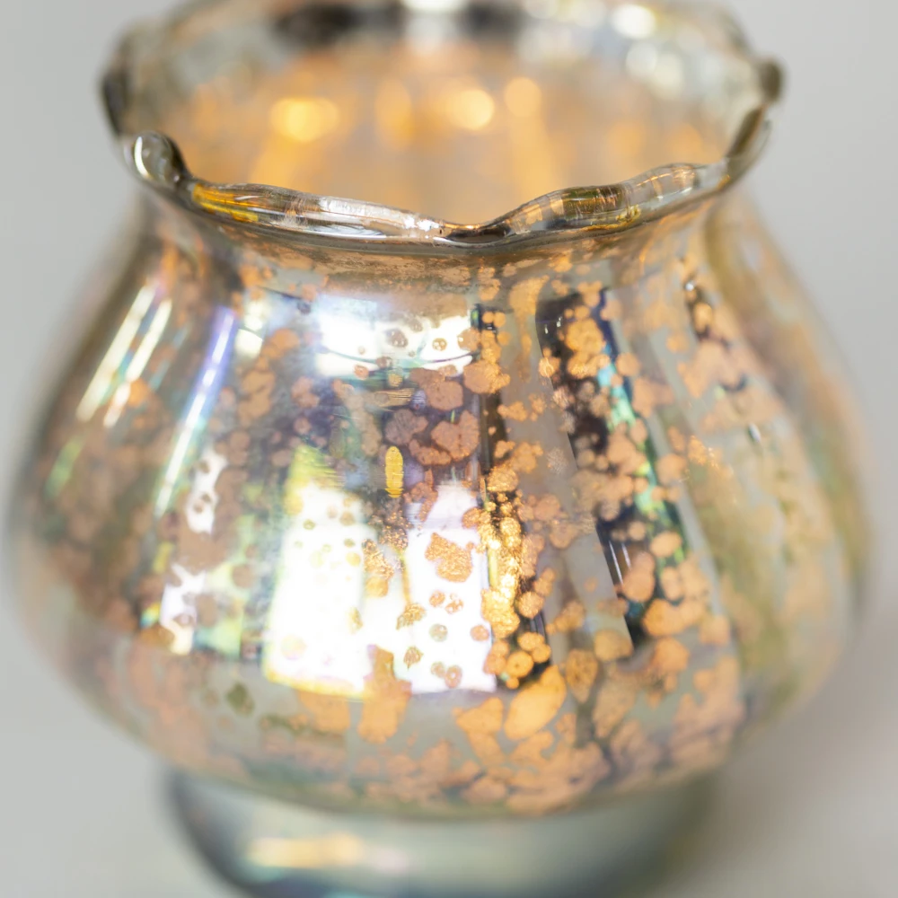 Fluted T-Light Holder Silver 2 Fluted T-Light Holder Silver - Image 2