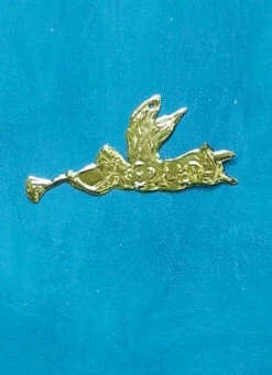 Flying Angel Mexicana Decoration – Antique Gold