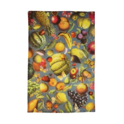 Fruit Salad Linen Tea Towel