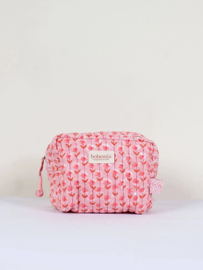 Garland Washbag – Vintage Pink 1 Garland Washbag – Vintage Pink