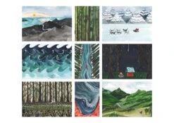 Explore 9 – Wanderlust Adventure Travel Art Print