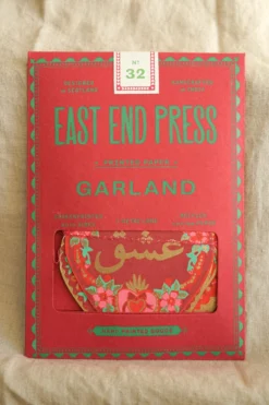 Valentine Heart Garland – Three Metres Long -Household Decoration Shop heart valentine garland packaged east end press