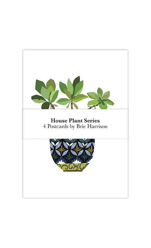 Pack Of 4 House Plant Series Postcards 1 Pack Of 4 House Plant Series Postcards