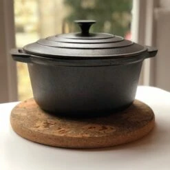 Ice Grey Round Cork Trivet 6 Ice Grey Round Cork Trivet -Household Decoration Shop ice grey trivet small love liga lifestyle2 1