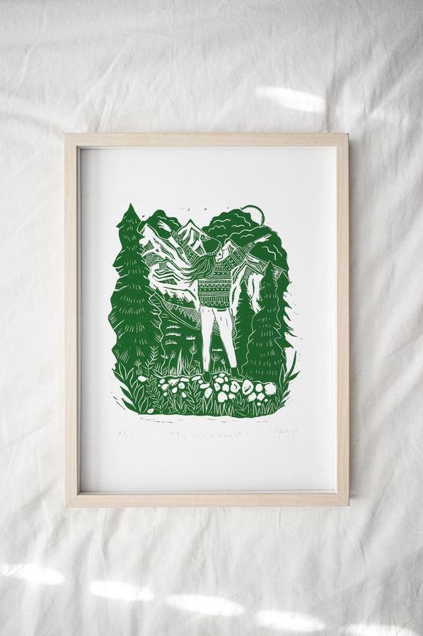 In Her Element Limited Edition Art Print 3 In Her Element Limited Edition Art Print - Image 3