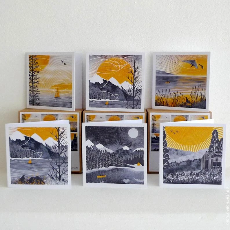 Journey Collection – Box Of 12 Cards And Envelopes 3 Journey Collection – Box Of 12 Cards And Envelopes - Image 3