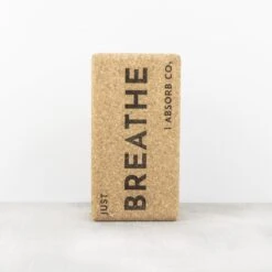 Just Breathe Cork Yoga Block