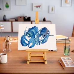 Blue Lobster A4 Art Print -Household Decoration Shop lobster love A4 Art Print Rosie Webb3