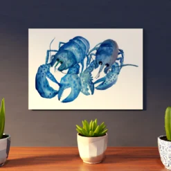 Blue Lobster A4 Art Print -Household Decoration Shop lobster love A4 Art Print Rosie Webb4