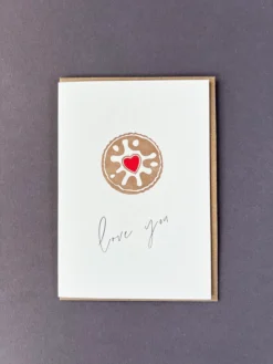 Love Biscuit Valentine Card