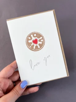 Love Biscuit Valentine Card 7 Love Biscuit Valentine Card -Household Decoration Shop love biscuit card penguin ink4