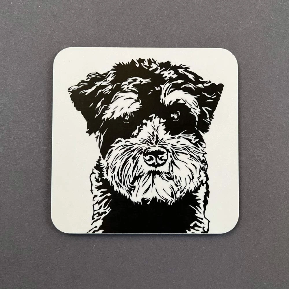 Miniature Schnauzer Coaster 1 Miniature Schnauzer Coaster