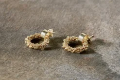 Mula Earrings – Gold -Household Decoration Shop mula earrings lifestyle nkuku