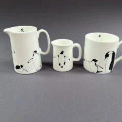 Multi Penguin Quarter Pint Jug -Household Decoration Shop multi penguin quarter pint jugand half pint jug aqnd mug penguin ink