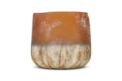 Ngolo Tealight Holder – Antique Amber – Medium