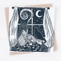 Night Draws In Greeting Card
