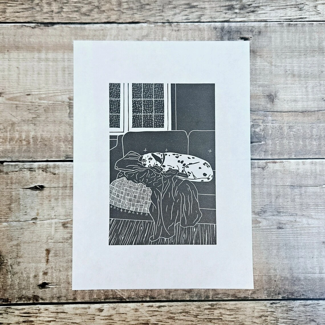 Nope – Limited Edition Lino Print