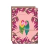 Parrot Couple Greeting Card