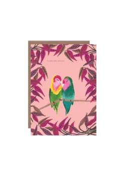 Parrot Couple Greeting Card