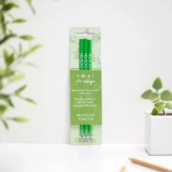 Pencils Pack Of 3 Recycled – Ocean Algae Green